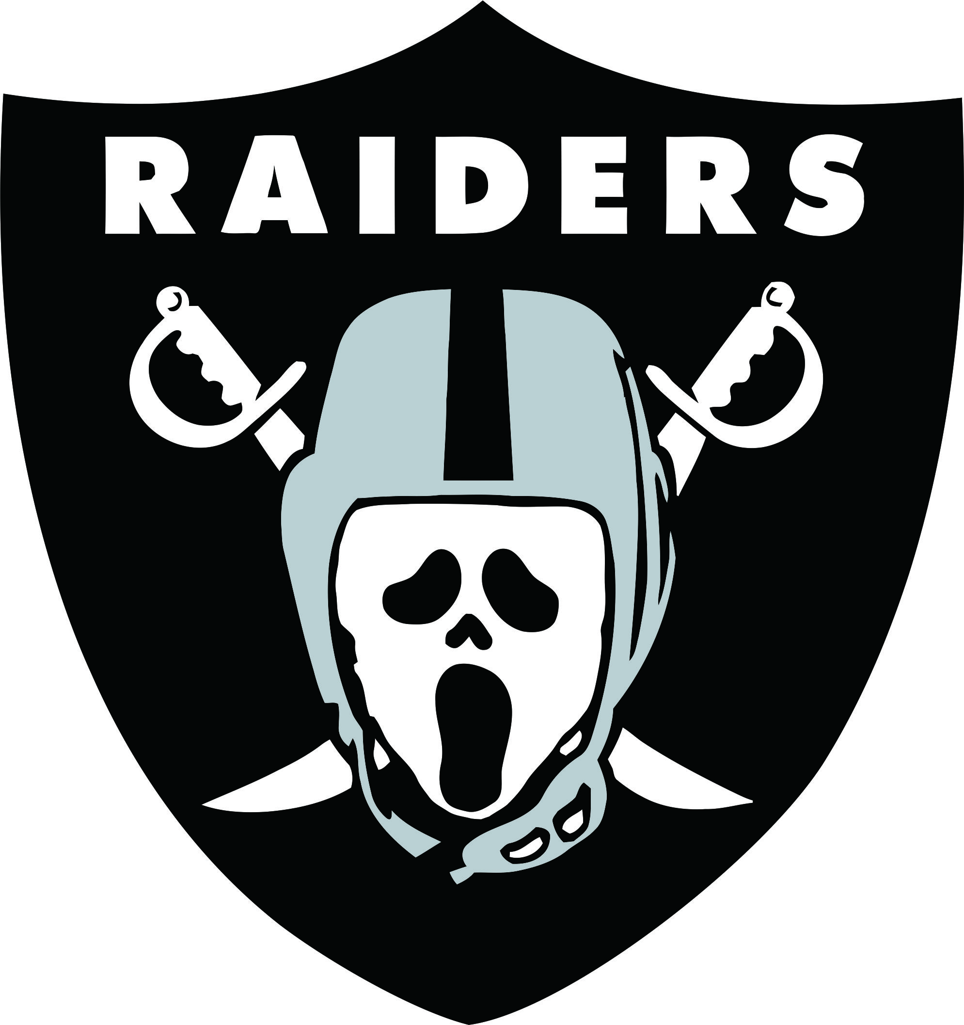 Oakland Raiders Halloween Logo fabric transfer